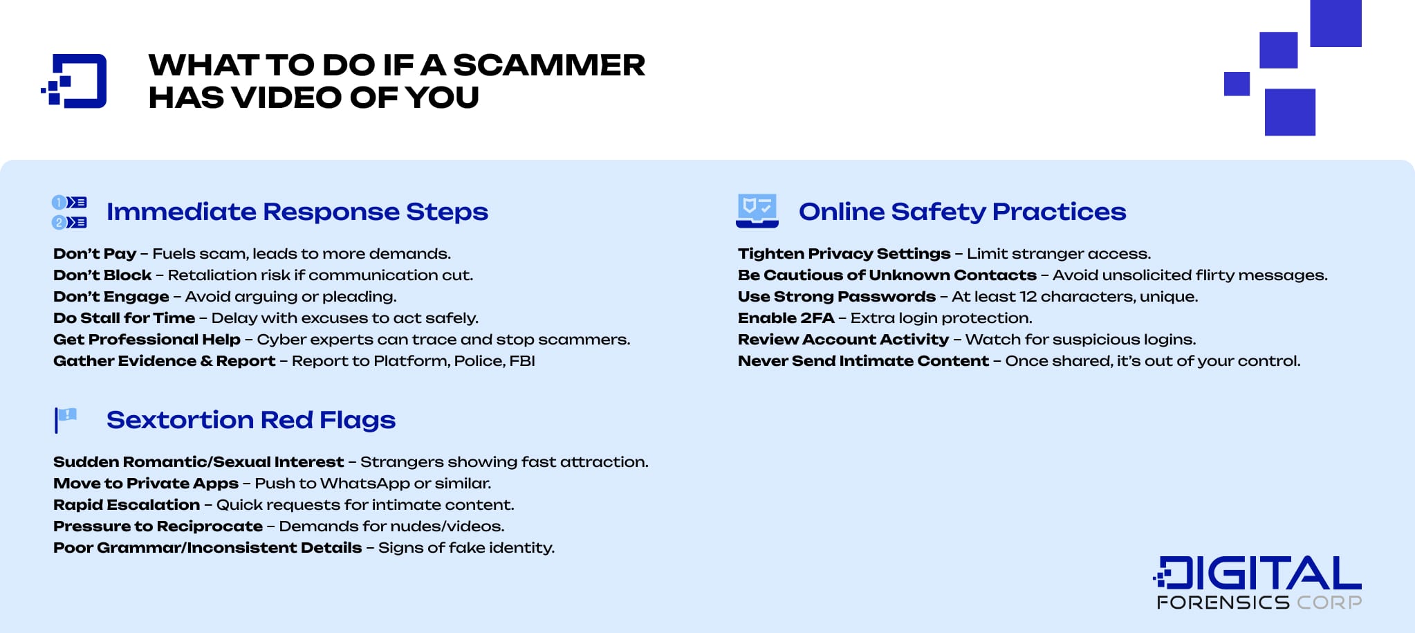 What to Do If a Scammer Has Video of You