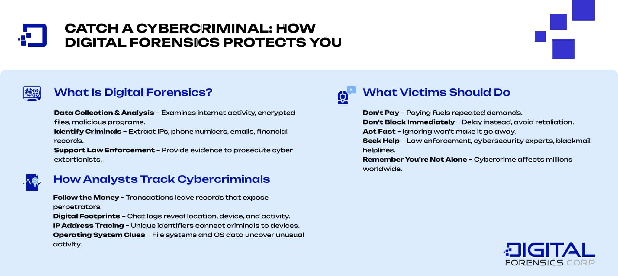 Catch a Cybercriminal - How Digital Forensics Protects You