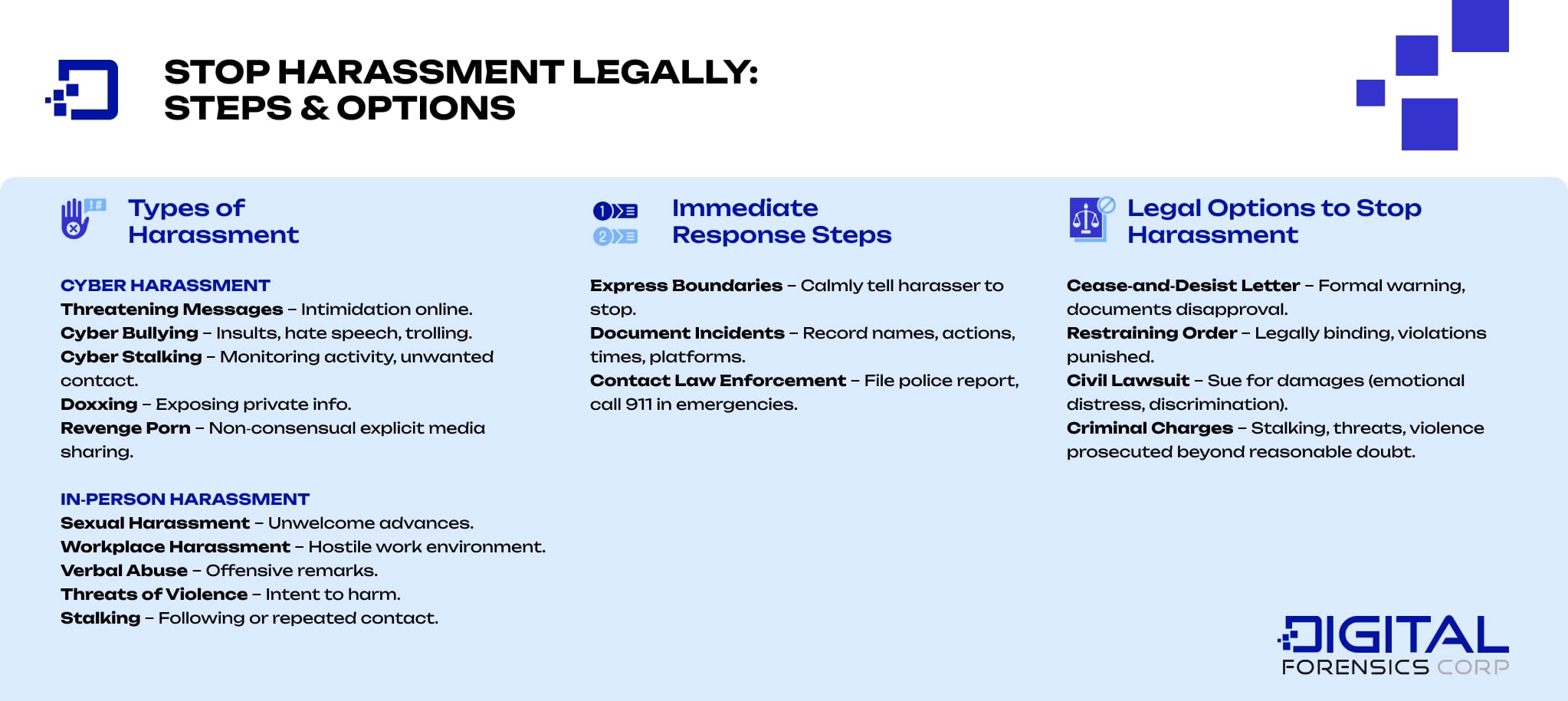 Stop Harassment Legally Steps & Options