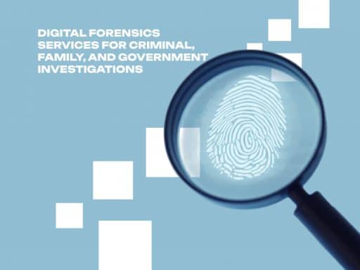 Digital Forensics Services for Criminal, Family, and Government Investigations