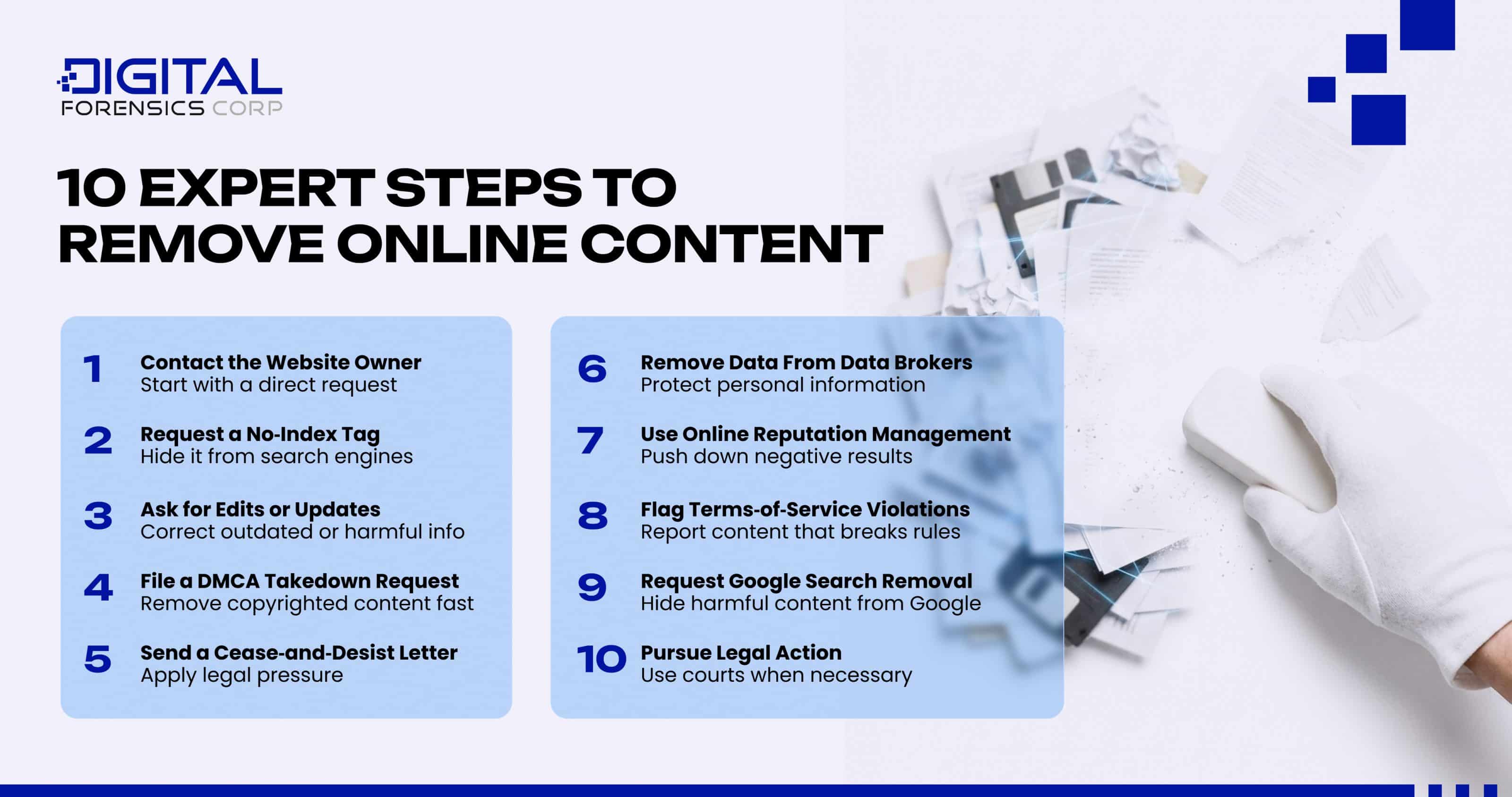 10 Expert Steps to Remove Online Content