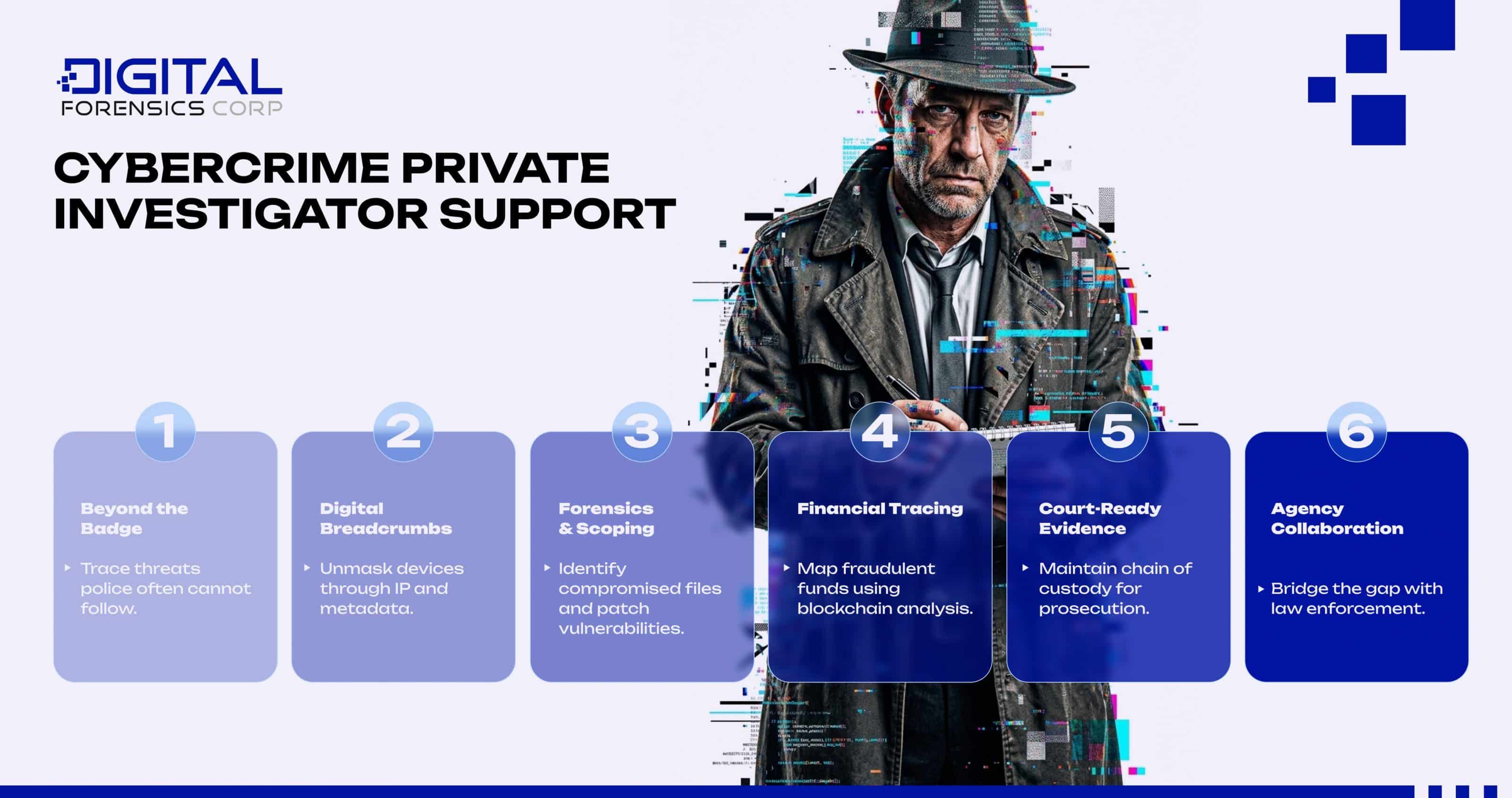 Cybercrime Private Investigator Support
