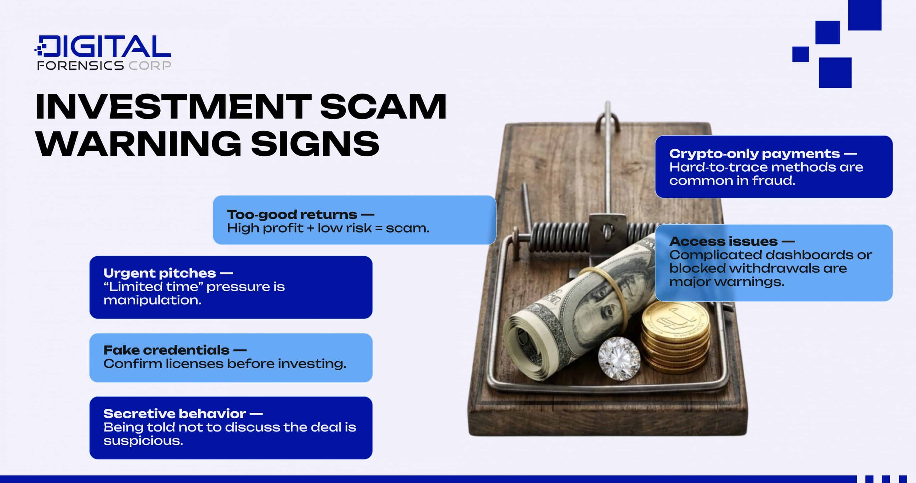 Investment Scam Warning Signs